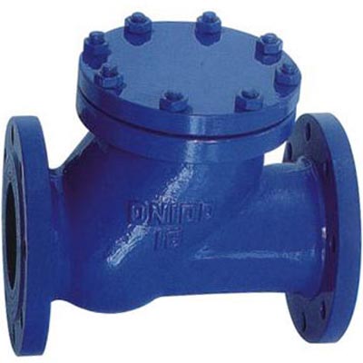 HQ41X Y Type Ball Check Valve, Cast iron, Ductile iron, WCB